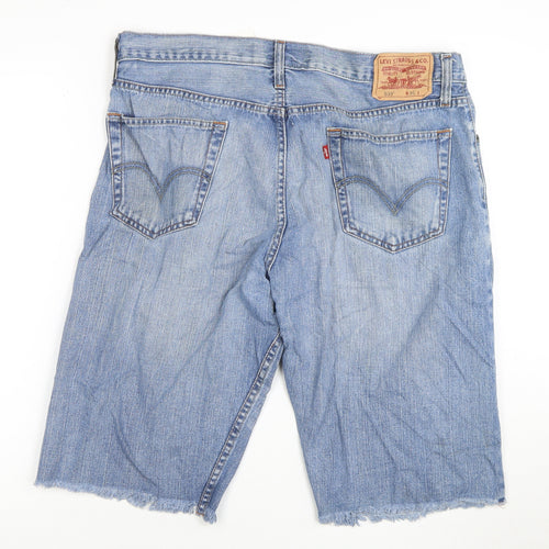 Levi's Men's Blue Denim Vintage Straight Shorts W36