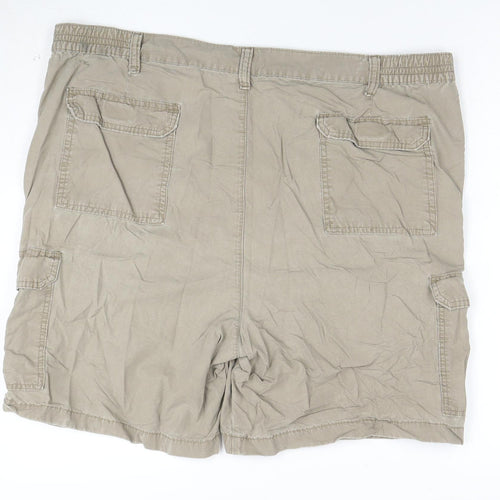 Wrangler Men's Beige Cargo Shorts Size 42 Cotton Casual Wear