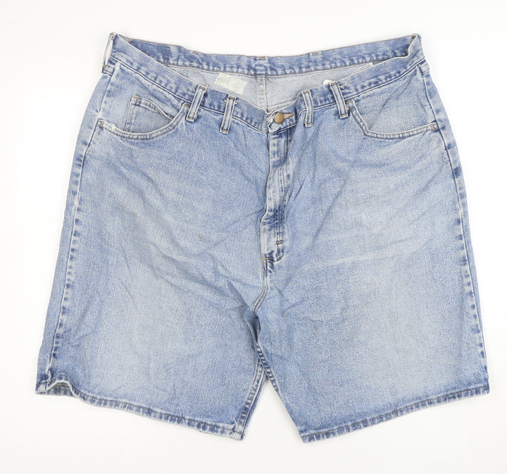 Wrangler Men's Blue Denim Relaxed Fit Shorts Size 44