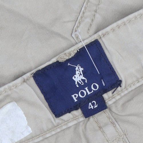 Polo Ralph Lauren Men's Beige Chino Trousers Size 42 Regular