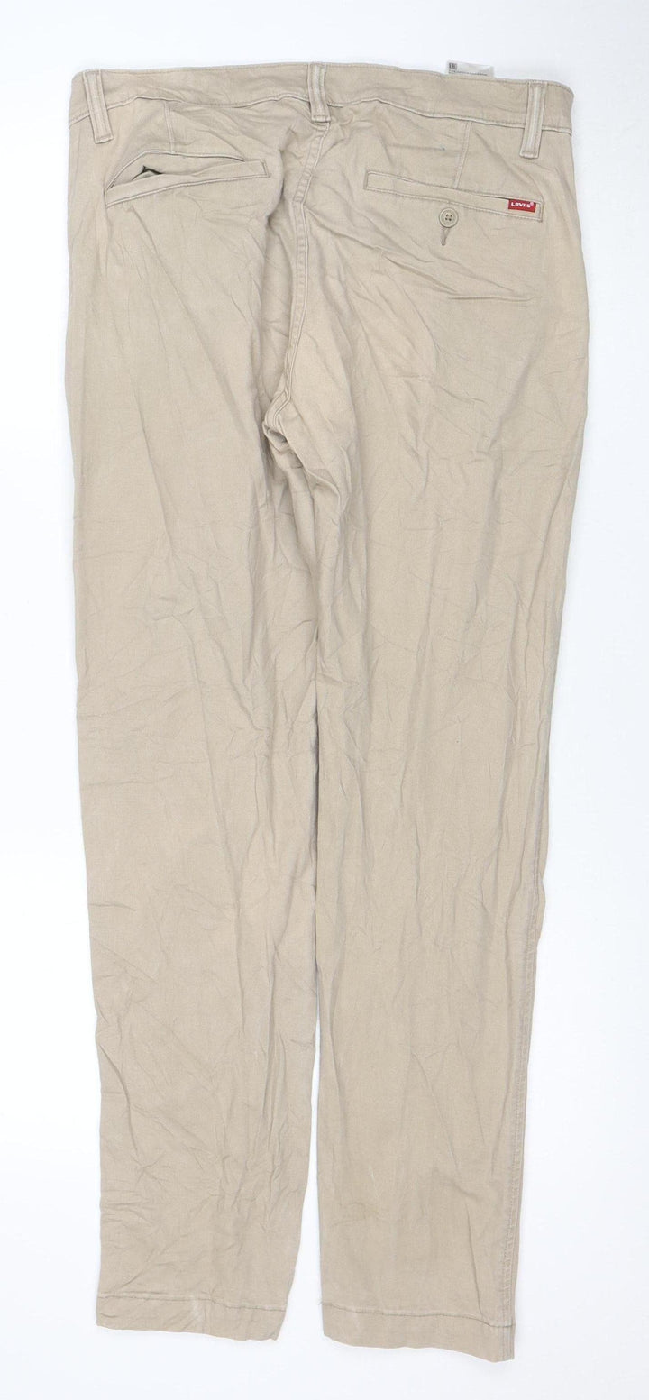 Levi’s Men’s Beige Chino Trousers 31x32 Slim Tapered Cotton