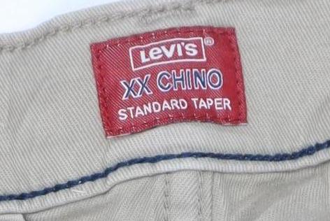 Levi’s Men’s Beige Chino Trousers 31x32 Slim Tapered Cotton