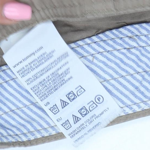Tommy Hilfiger Womens Beige Cargo Trousers Size 8 Cotton Twill