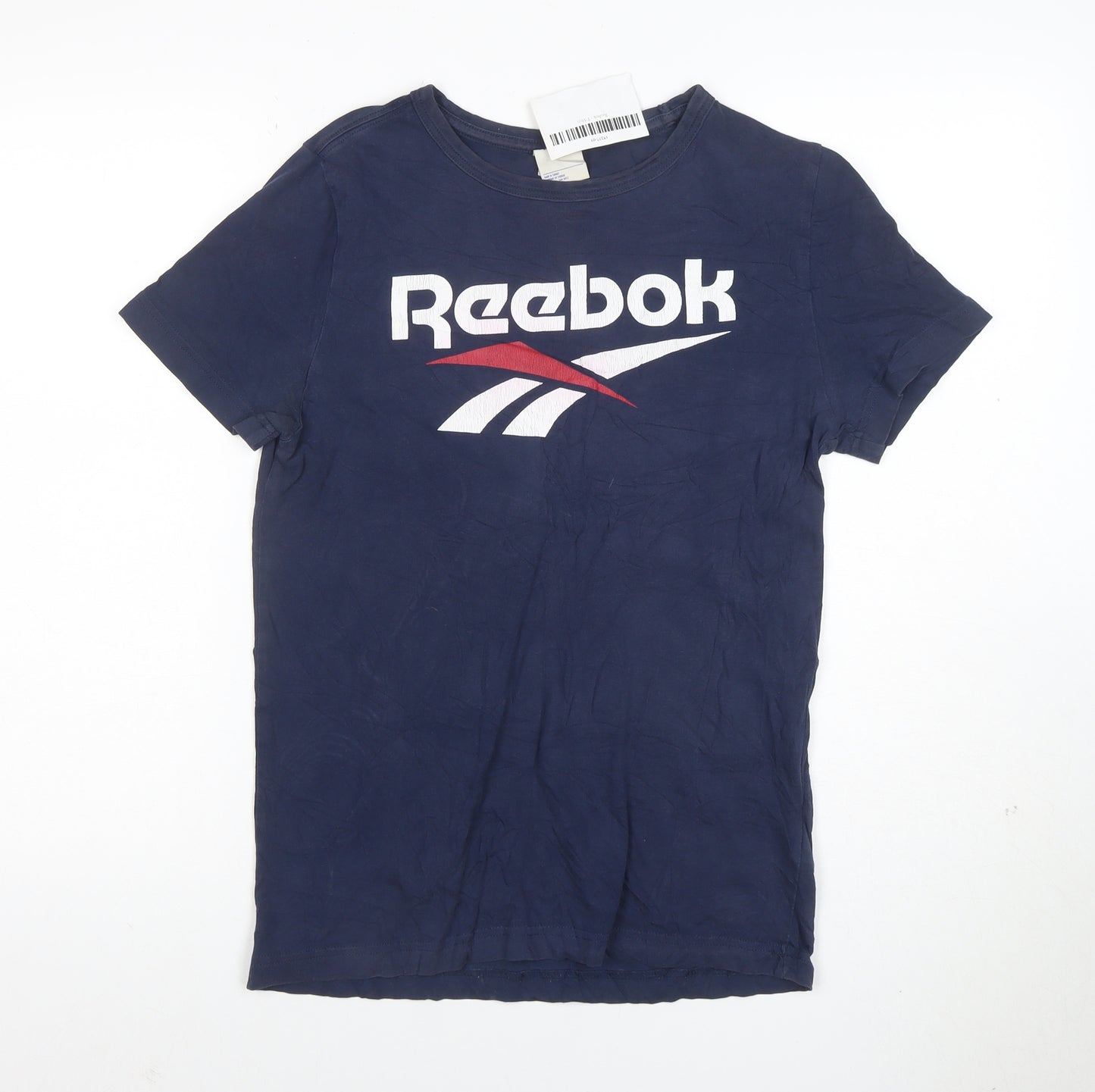 Reebok Men's Blue Small Classic Logo Graphic T-Shirt