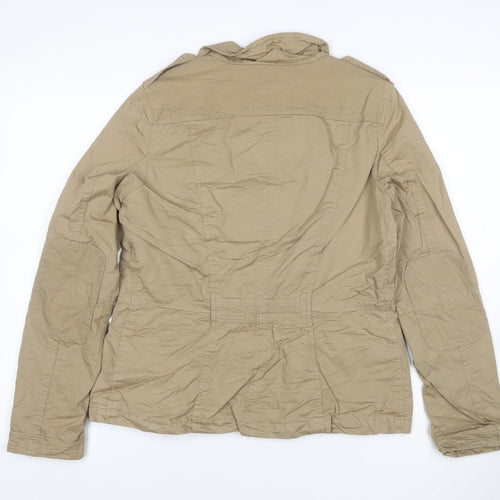 Tommy Hilfiger Men's Beige M Military Cotton Jacket