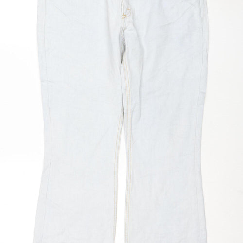 Lee Men's Blue Flared Denim Jeans 34x31 Regular Fit Retro Style