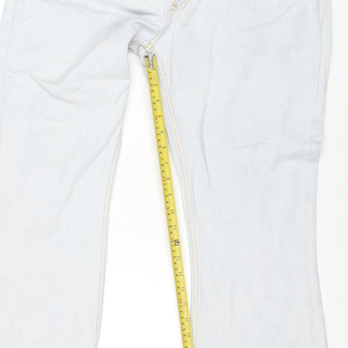 Lee Men's Blue Flared Denim Jeans 34x31 Regular Fit Retro Style