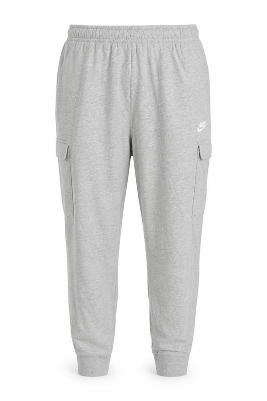 Front view of Nike Men's Grey XL Jogger Sweatpants Regular Fit Activewear Trousers