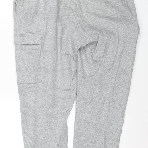Nike Men's Grey XL Jogger Sweatpants Regular Fit Activewear Trousers
