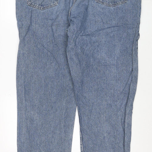 Wrangler Men's Blue Relaxed Fit Straight Leg Jeans 44x32