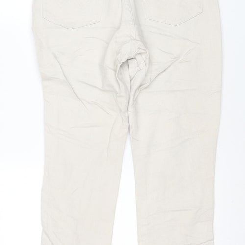Wrangler Men's Beige Straight Fit Jeans 32W 30L Denim Stretch