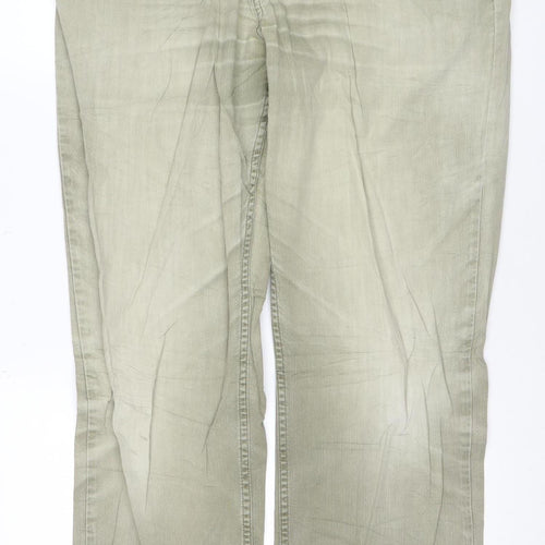Lee Men's Beige Brooklyn Straight Jeans 32W 32L Regular Fit