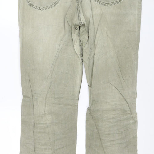 Lee Men's Beige Brooklyn Straight Jeans 32W 32L Regular Fit