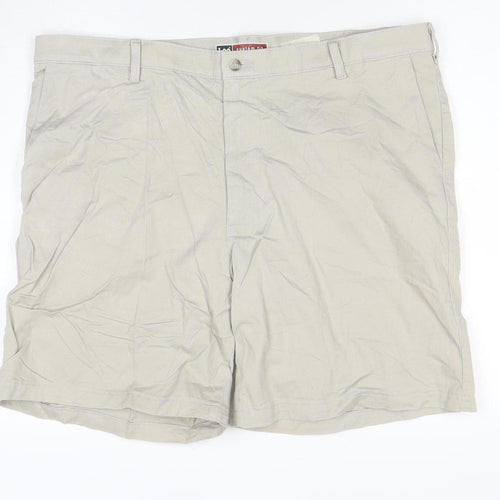 Lee Men's Beige Chino Shorts Size 42 Custom Fit Cotton