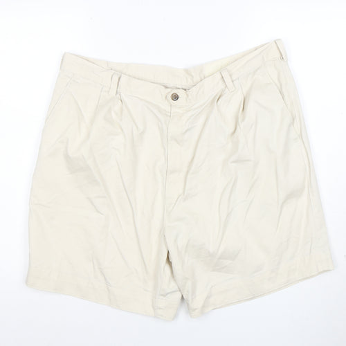 Dockers Men's Beige Chino Shorts Size 40 Regular Fit Cotton