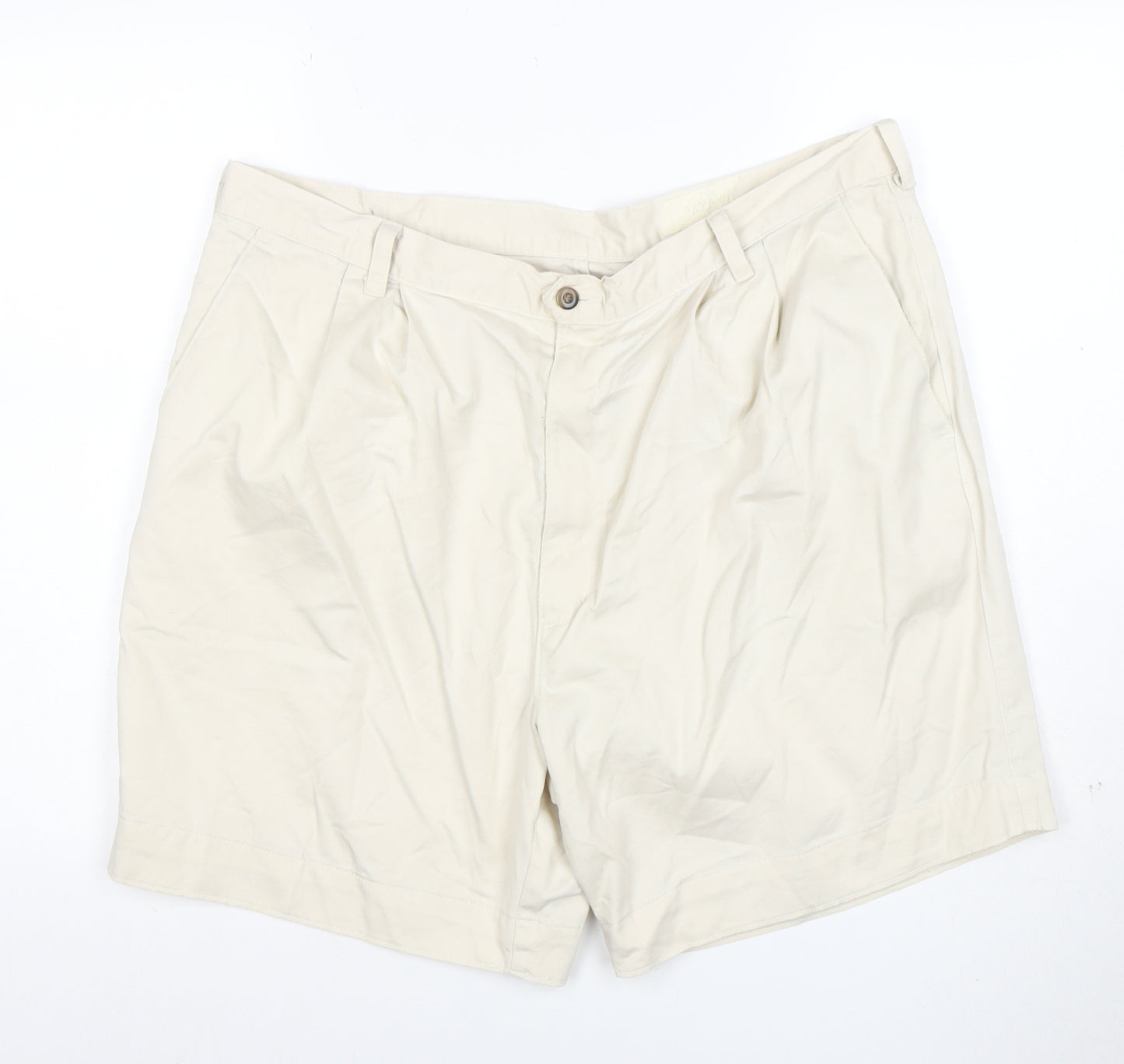 Dockers Men's Beige Chino Shorts Size 40 Regular Fit Cotton