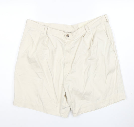 Dockers Men's Beige Chino Shorts Size 40 Regular Fit Cotton