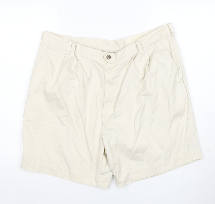 Dockers Men's Beige Chino Shorts Size 40 Regular Fit Cotton