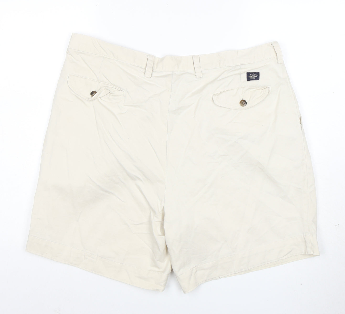 Dockers Men's Beige Chino Shorts Size 40 Regular Fit Cotton