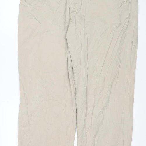 Tommy Hilfiger Men's Beige Chino Trousers 40W 32L Classic Fit Cotton