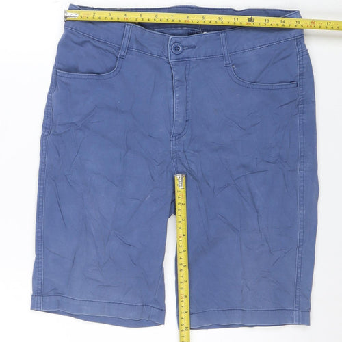 Lee Men's Blue Classic Fit Chino Shorts Size M Cotton Stretch