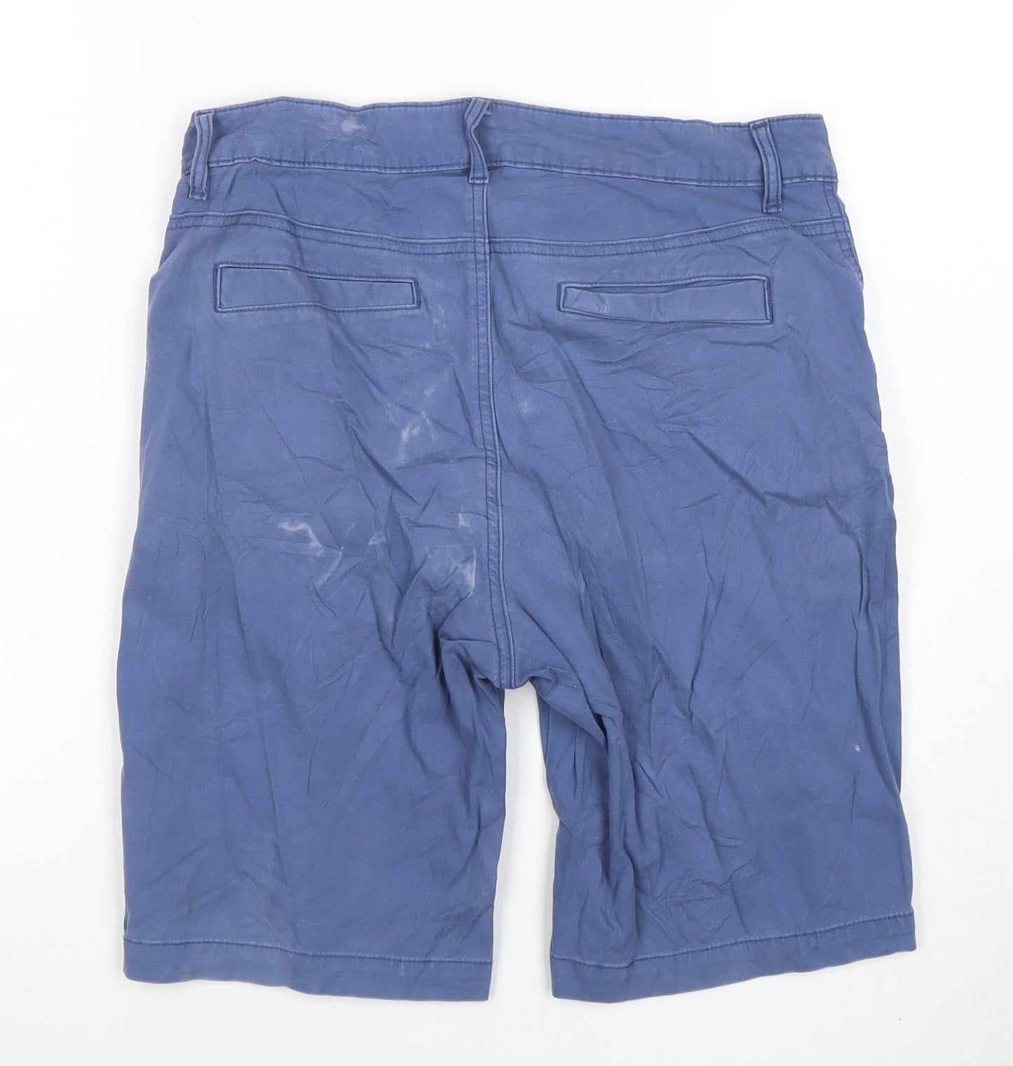 Lee Men's Blue Classic Fit Chino Shorts Size M Cotton Stretch