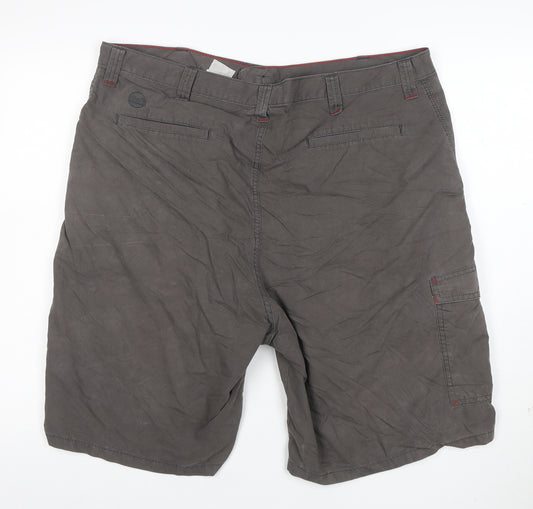 Wrangler Men's Grey Cargo Shorts Size 40 Cotton Nylon Blend