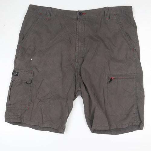 Wrangler Men's Grey Cargo Shorts Size 40 Cotton Nylon Blend