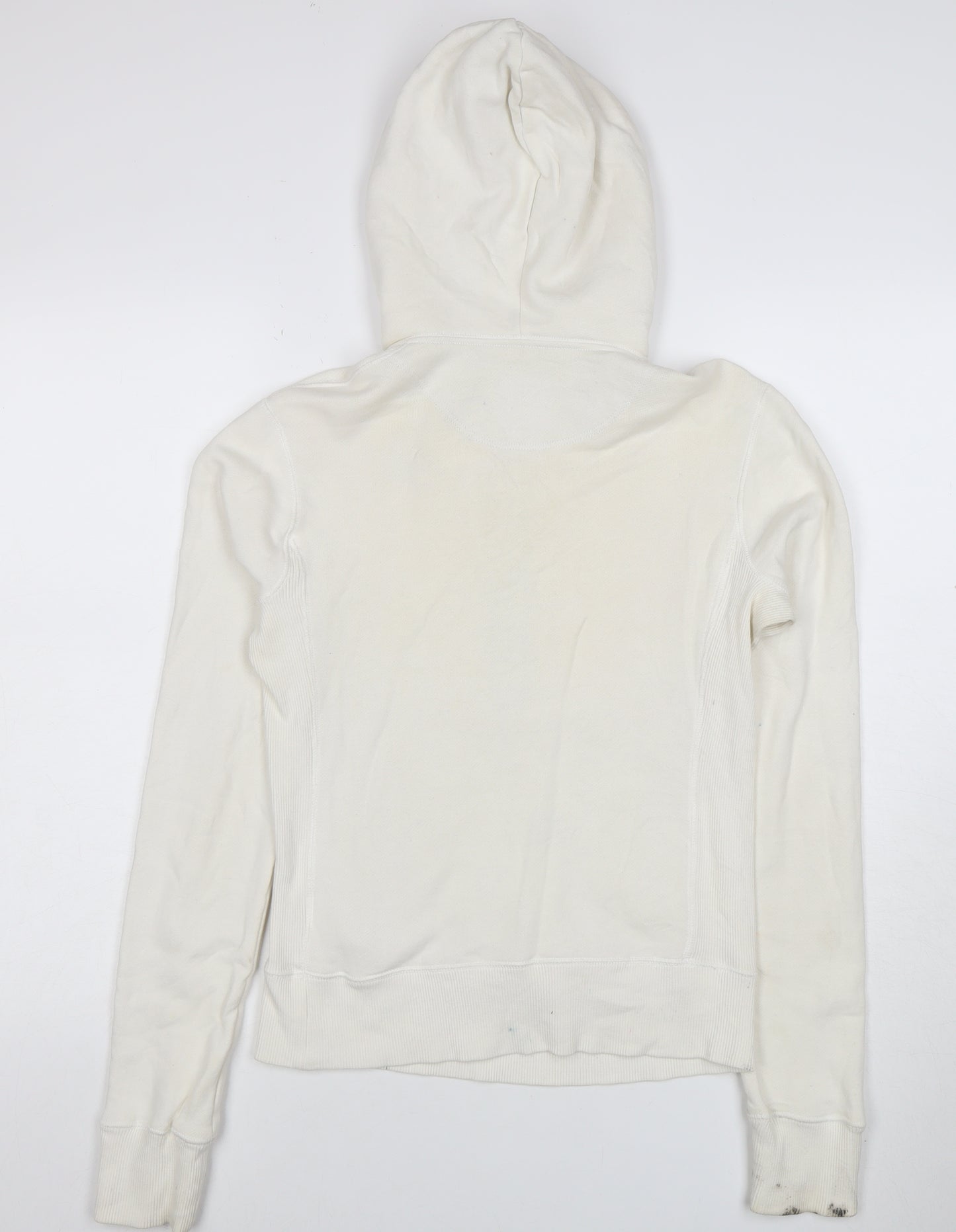 Nike Sportswear Women's White Cotton Full Zip Hoodie Size S