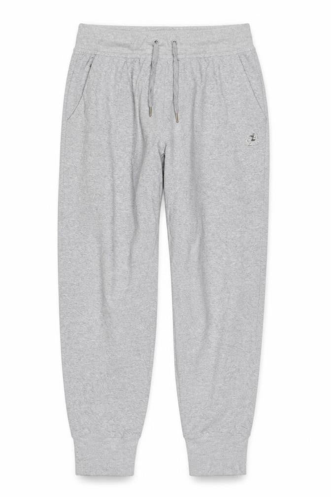 FILA Women Grey Jogger Trousers M Cotton Blend Comfort Fit