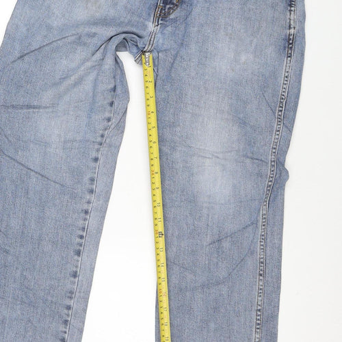 Wrangler Men's Blue Regular Fit Straight Jeans W32 L30 Texas