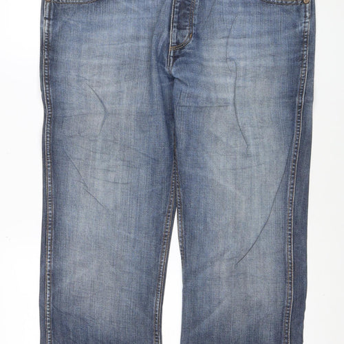 Wrangler Men’s Blue Regular Fit Straight Leg Ace Jeans W36 L32