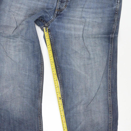 Wrangler Men’s Blue Regular Fit Straight Leg Ace Jeans W36 L32