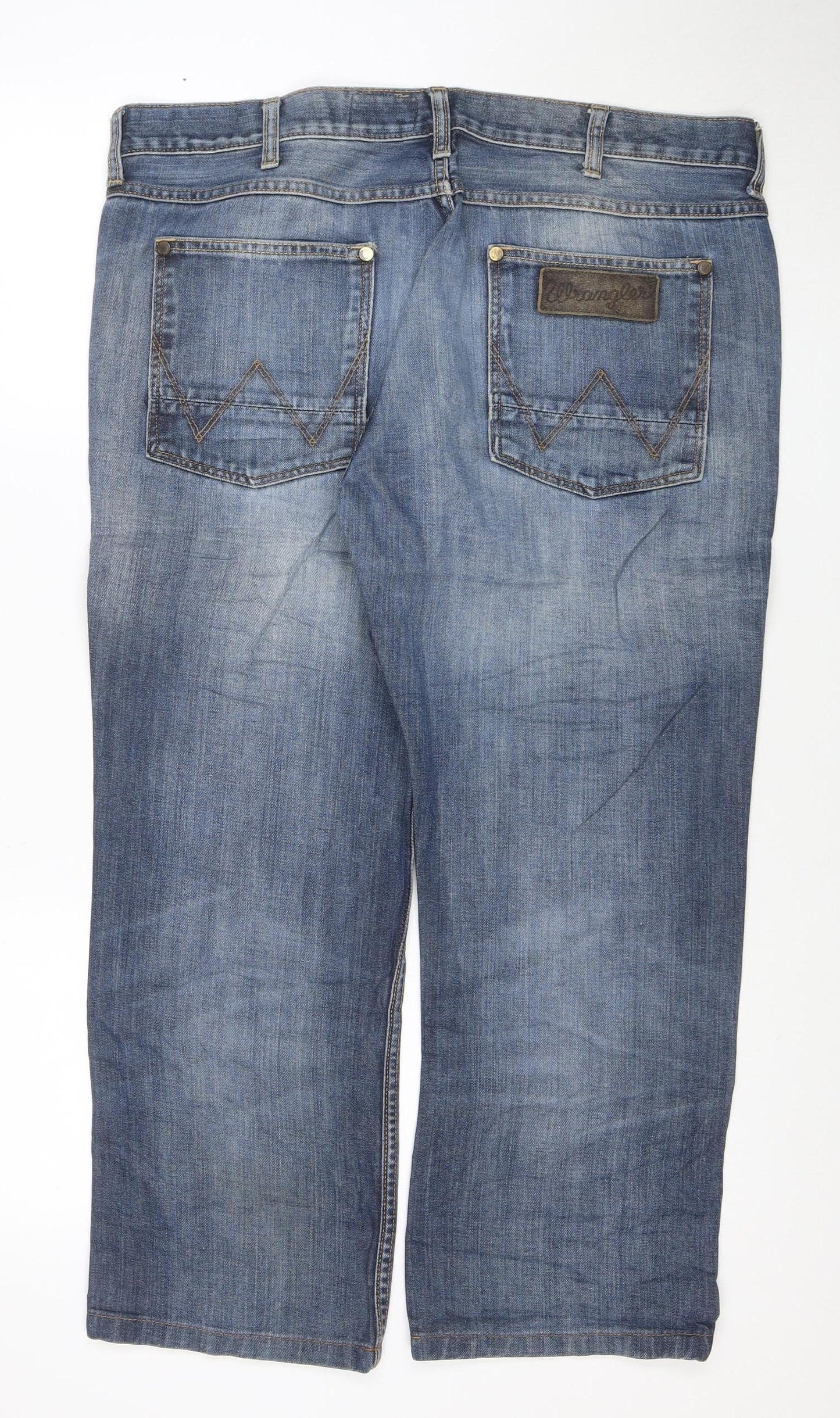 Wrangler Men’s Blue Regular Fit Straight Leg Ace Jeans W36 L32