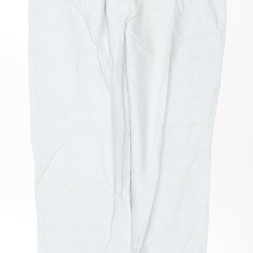 Tommy Hilfiger Womens White Chino Trousers Size 4 Cotton Preppy