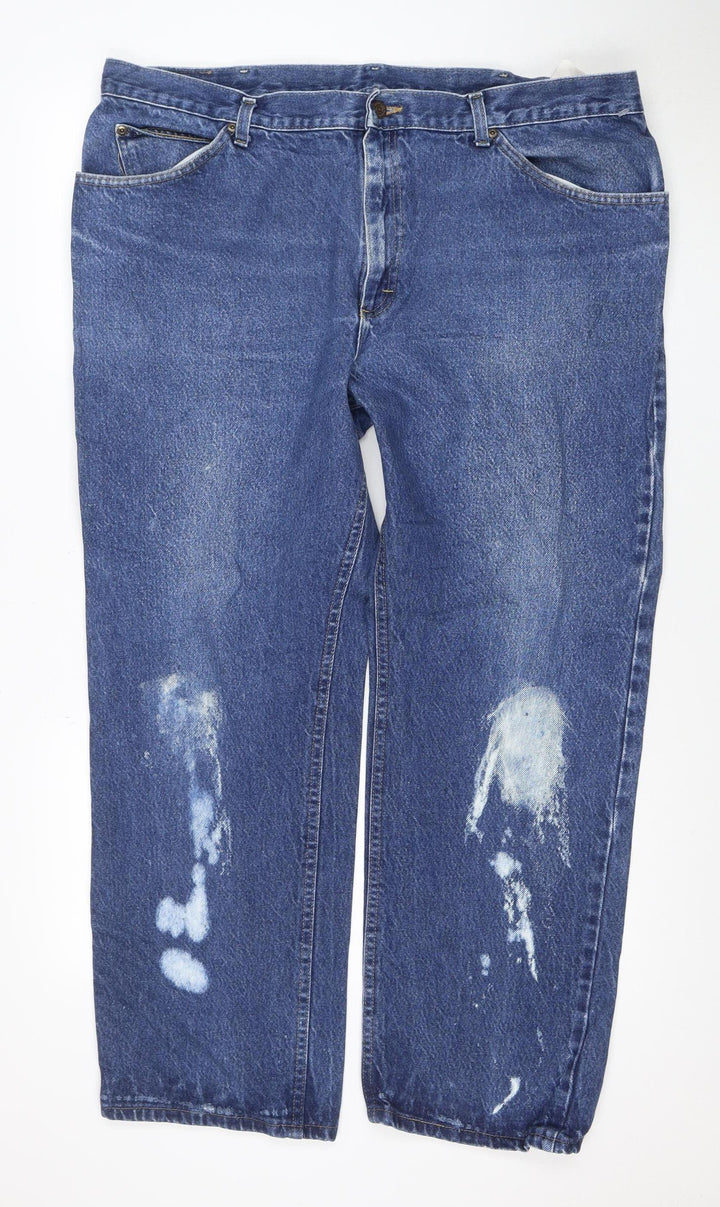 Lee Mens Blue 32x30 Straight Leg Denim Jeans Retro Vintage