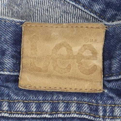 Lee Mens Blue 32x30 Straight Leg Denim Jeans Retro Vintage