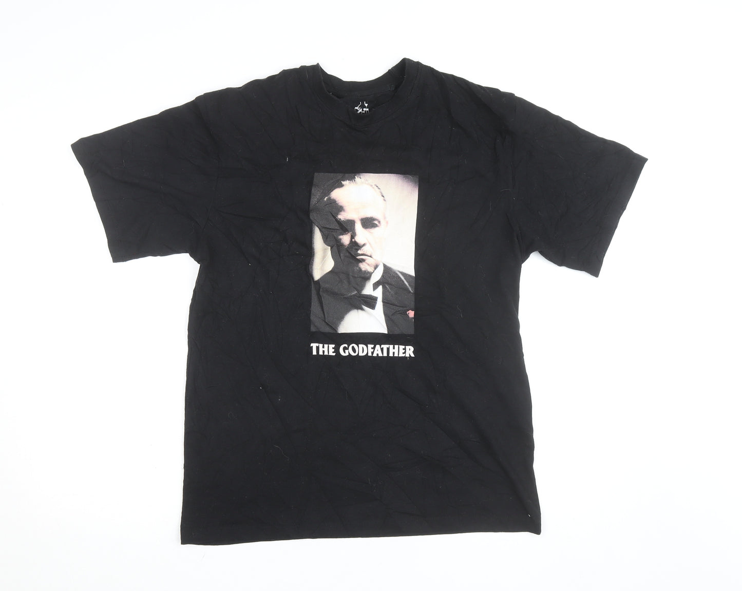 Pull & Bear Men’s Black The Godfather Graphic T-Shirt XS