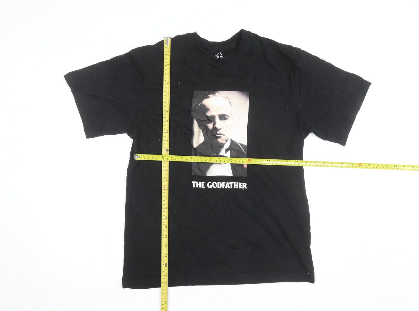 Pull & Bear Men’s Black The Godfather Graphic T-Shirt XS