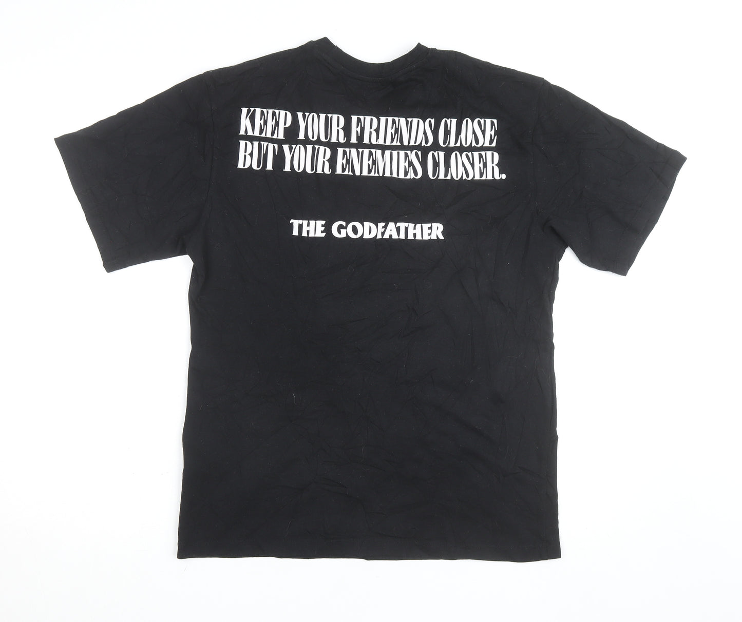 Pull & Bear Men’s Black The Godfather Graphic T-Shirt XS