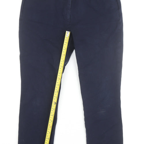 LOFT Outlet Women's Navy Blue Petite Skinny Ankle Trousers Size 6