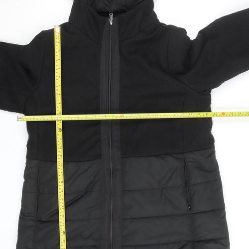 J’aime La Vie Women’s Black Long Hooded Puffer Coat Size 18