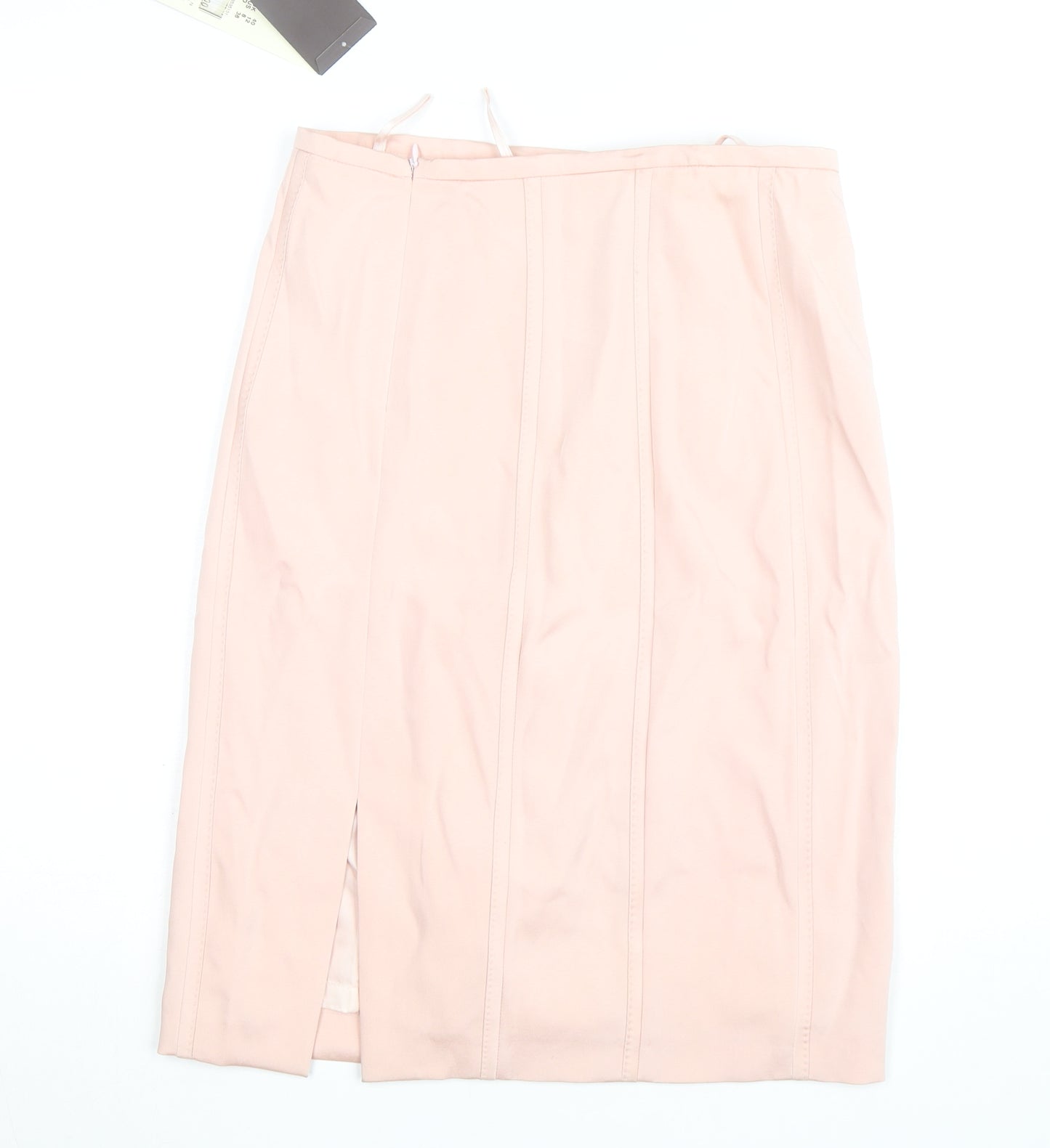 Féraud Women Pink Knee Length Pencil Skirt Size 12 Formal Wear