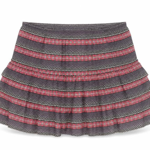 French Connection Women's Multicoloured Cotton Peasant Skirt Size 14