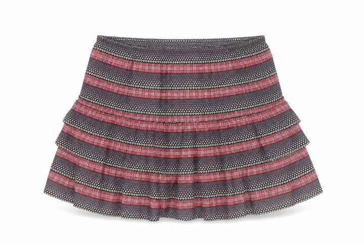 French Connection Women's Multicoloured Cotton Peasant Skirt Size 14