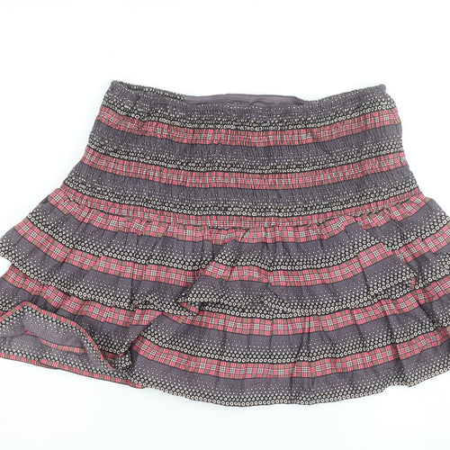 French Connection Women's Multicoloured Cotton Peasant Skirt Size 14