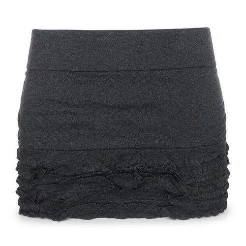 Ted Baker Women’s Grey Mini Stretch Ruffle Skirt Size 12