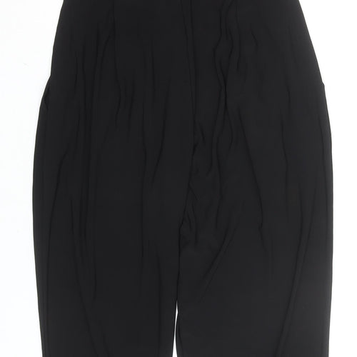 Quiz London Women's Black Belted Jersey Jumpsuit Size 12
