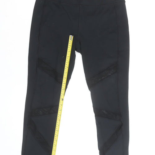 Everlast Women's Black Size 12 Ankle Leggings Stretch Activewear