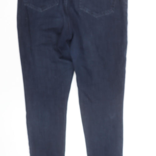F&F Women's Blue Skinny Jeans UK 14 Denim Stretch Classic Style